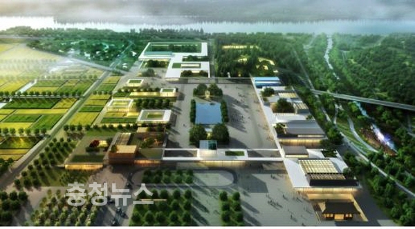 국립박물관단지 마스터플랜 당선작 조감도