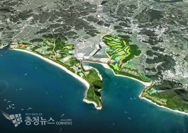 안면도관광지개발사업 계획도