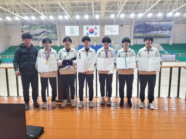 법동중 배드민턴부 사진