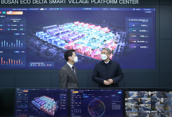 박재현 사장, 스마트빌리지 현장 점검