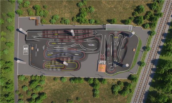 갑천누리길 펌프트랙 조감도