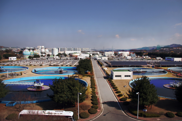 대전시설관리공단 하수처리장 전경