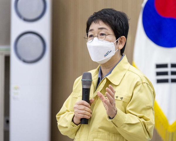 12일 구청에서‘ESG 시대의 도래’ 주제로 특강에 참여한 박정현 구청장