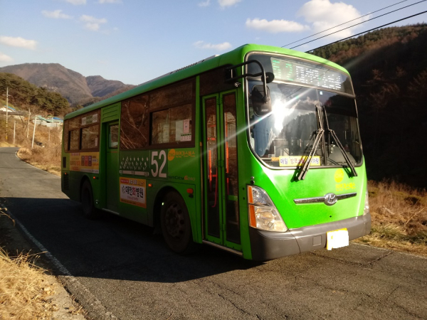 52번 시내버스 모습