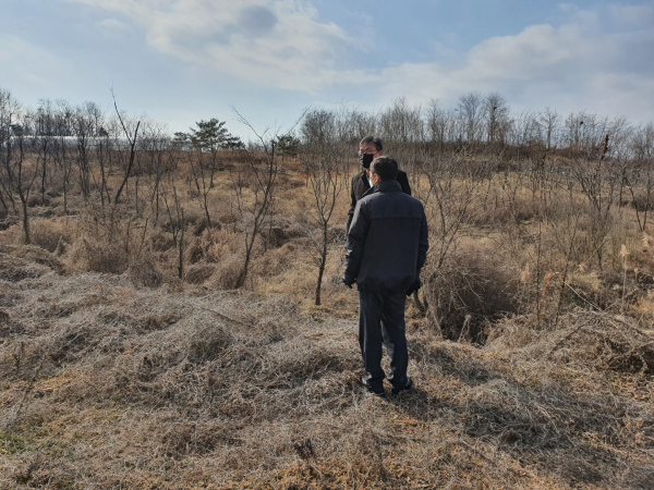 공공체육시설 사업 추진 현장 점검 사진