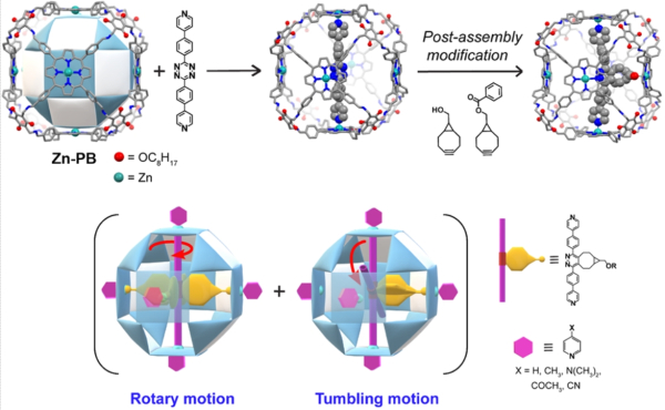 분자 로터의 구조 및 외부 자극에 의한 움직임