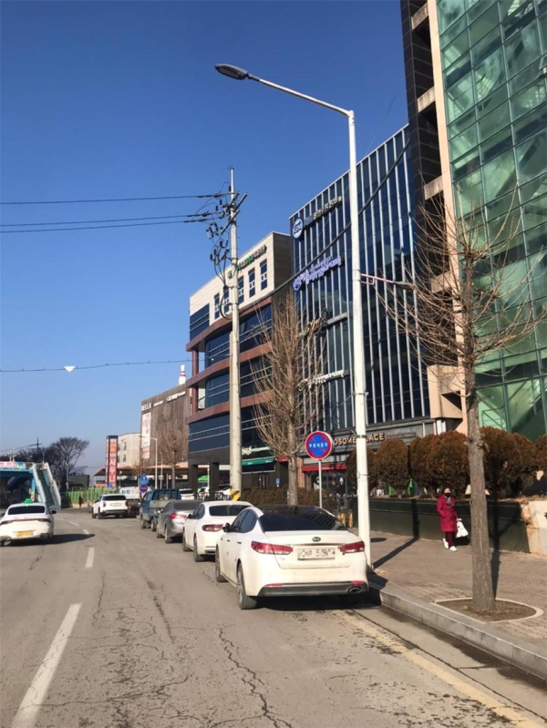 예산 버스터미널 부근 불법주정차