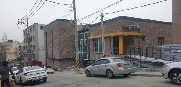 중촌동 마을복지문화센터 신축 건물 모습