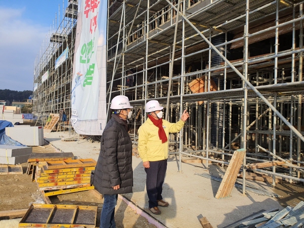 노박래 군수 현장 점검 모습