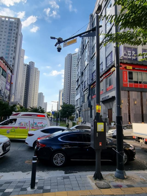 천안시가 설치한 CCTV