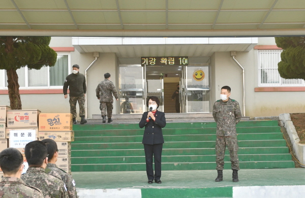 보령시의회 군부대 위문 방문