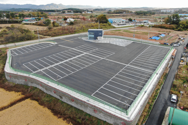 건설기계 공영주기장 전경