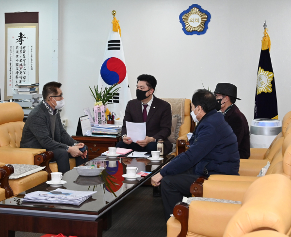 대전개별화물자동차운송사업협회와 소통의 시간을 갖는 김연수 의장