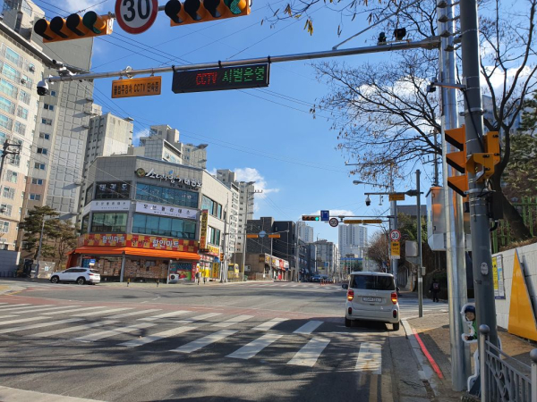 어린이보호구역 내 불법주정차 단속용 CCTV 설치 (목양초)