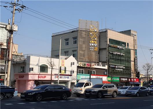 도마네거리 일원 간판개선사업 완료 사진