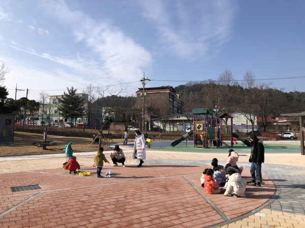 새뜸어린이공원 정비완료 사진