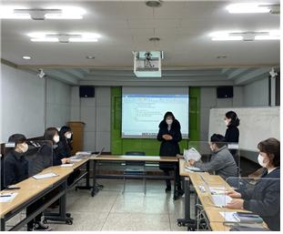 지난 17일 개최된 월평2동 지역사회통합돌봄 네트워크 회의 개최 사진