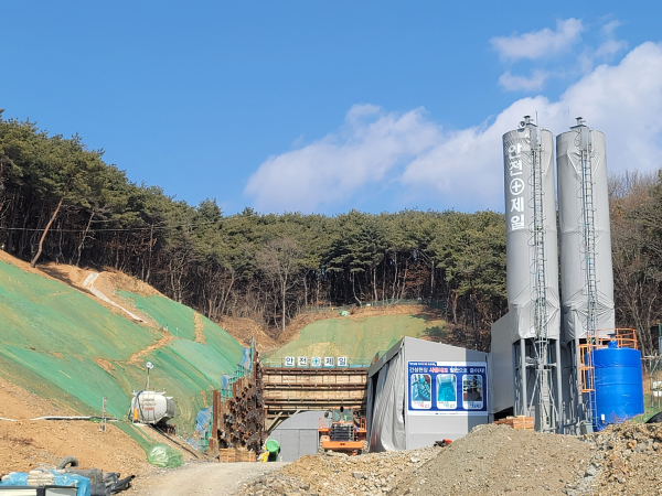 대천~죽정동간 도로개설사업 현장사진