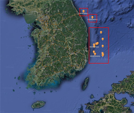 사진3 2024년 이후 울릉분지 IODP 과학시추 예정 해역