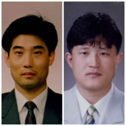 왼쪽부터 이현섭 부이사관, 주동수 거기관