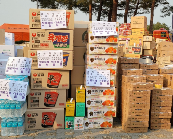 70만 원 상당의 위문품 전달