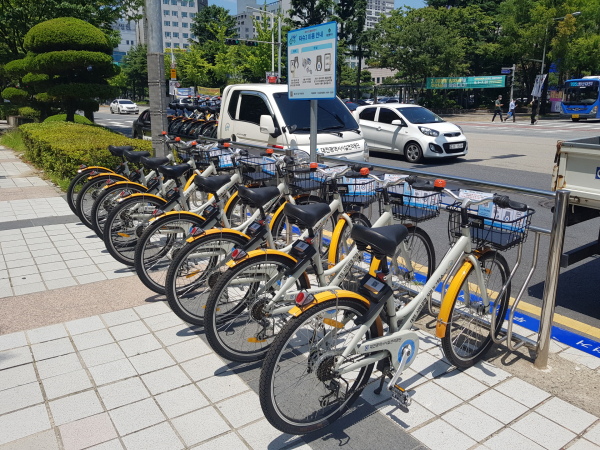 타슈 시즌2 시범대여소 사진