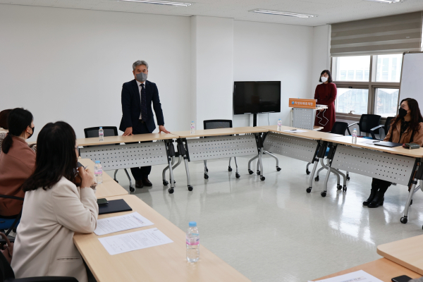 11일, 학생화해중재원에서 2022학년도 학생화해중재지원단 위촉식이 개최되고 있다.