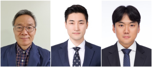 (왼쪽부터)교신저자_KIST 김태송 책임연구원,]공동제1저자_KU-KIST 한원배 연구교수, 공동제1저자_KIST 강동현 전문원