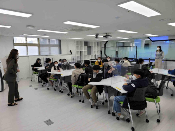 초･중 교육과정 연계 AI교육 진행 장면