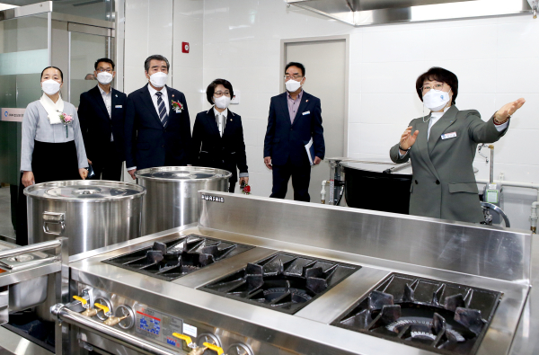 노인과 장애인 위한 ‘종합복지타운’ 건립 준공식 모습