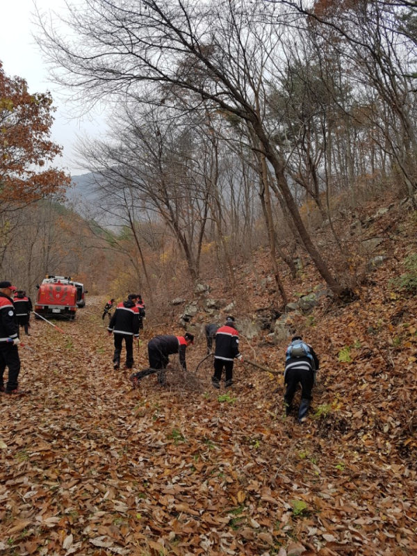 산불 예방 활동 사진