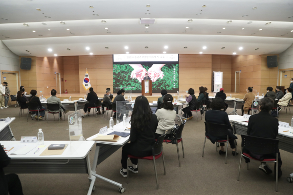 ‘천안시 아동권리 보장단’ 위촉식 진행 장면