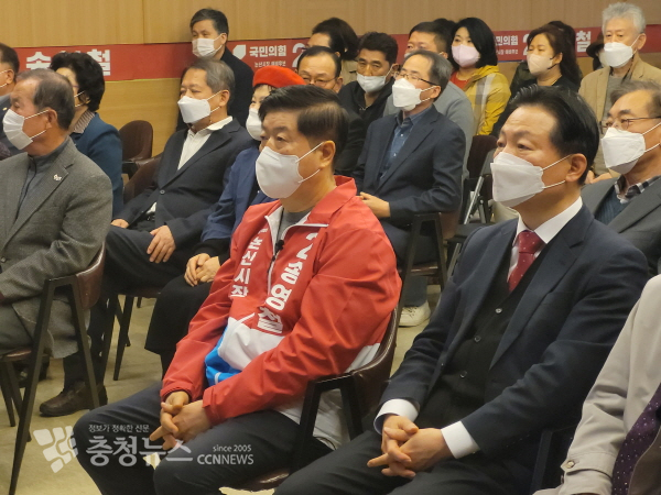 송영철 논산시장 예비후보, 박찬우 충남지사 예비후보