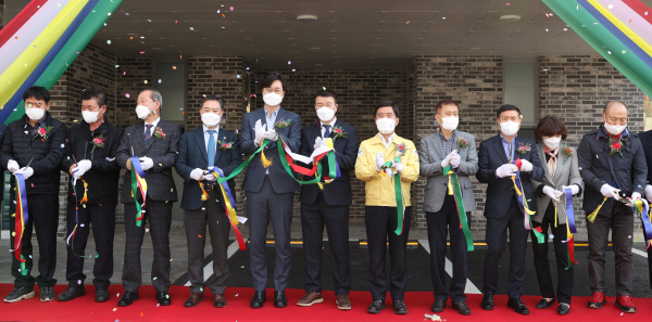 지난 1일 용운시장 고객지원센터 준공식 모습