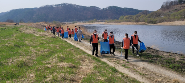 대전공장, 새봄맞이 환경정화 봉사활동 모습