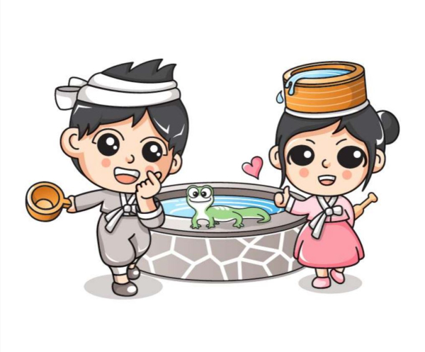 도마2동 도시재생 도솔마을 캐릭터 도솔이와 도란이