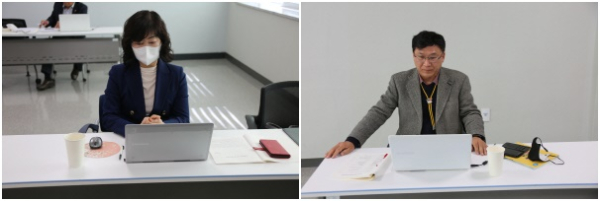 효문화포럼에 참여한 (좌)양승춘 효학박사, (우) 김덕균 효문화연구단장