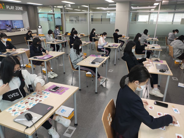 호수돈여중 3학년 모습