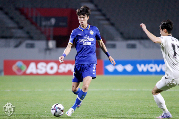 충남아산FC 경기모습