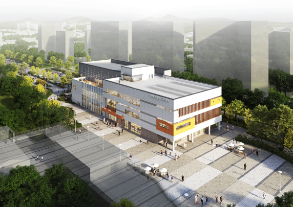 배방복합커뮤니티센터 조감도