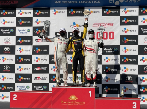 2022 CJ슈퍼레이스 슈퍼 6000 클래스 개막전 시상식