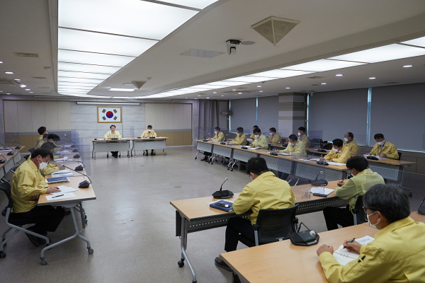 5월 확대 간부회의 진행 장면