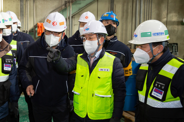 지난 1월 CEO가 찾아가는 협력사 안전컨설팅 모습