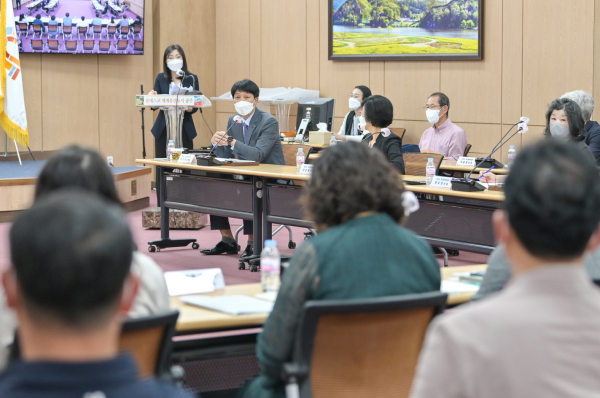 적극행정 우수사례 경진대회 진행 모습