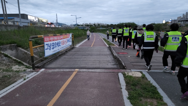 합동순찰 진행 장면