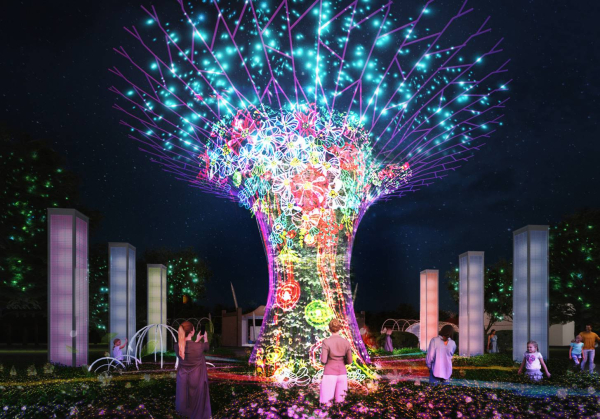 오월드 열주광장 모습