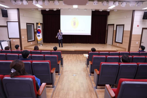 장애인식개선 교육 진행장면