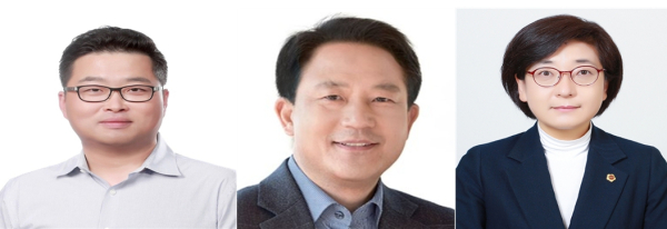 좌로부터 박성수, 상병헌, 이순열 의원