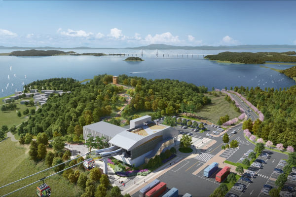 해양관광케이블카 조감도