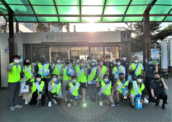 외국인 방범봉사단 발대식 및 범죄예방 활동